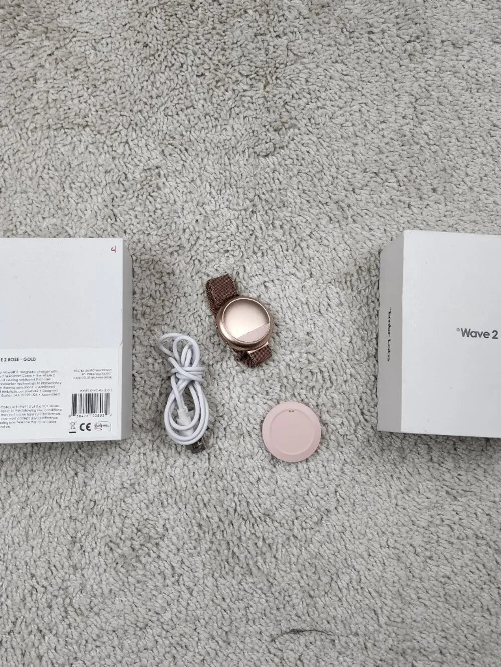 Embr Wave 2 Cooling & Warming Wristband UNTESTED AS IS . Rose Gold Edition
